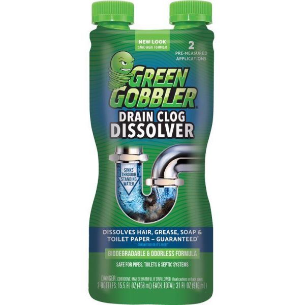 Green Gobbler Liquid Drain Clog Remover 31 oz