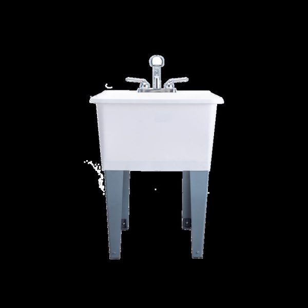 Tehila 17.5 in. W X 23.25 in. D Freestanding Thermoplastic Utility Sink