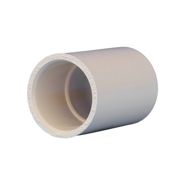 Charlotte Pipe FlowGuard 1/2 in. Socket X 1/2 in. D Socket CPVC Coupling