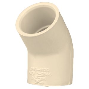 Charlotte Pipe 1/2 in. Socket X 1/2 in. D Socket CPVC 45 Degree Elbow
