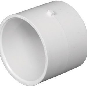 Charlotte Pipe 1-1/2 in. Hub X 1-1/2 in. D Hub PVC Repair Coupling