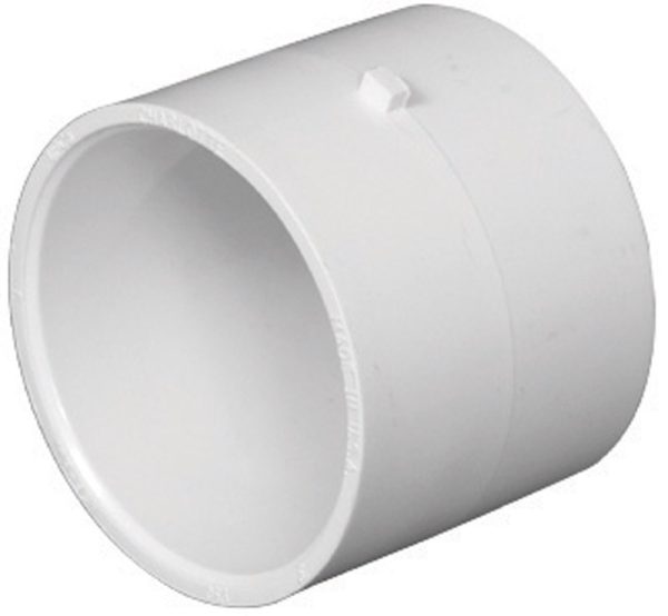 Charlotte Pipe 1-1/2 in. Hub X 1-1/2 in. D Hub PVC Repair Coupling
