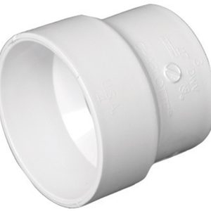 Charlotte Pipe 4 in. Hub X 4 in. D Hub PVC Coupling