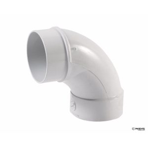 NDS Schedule 35 4 in. Hub each X 4 in. D Spigot PVC Elbow