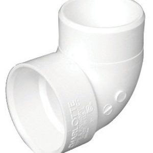 Charlotte Pipe Schedule 40 2 in. Hub X 2 in. D Spigot PVC Elbow