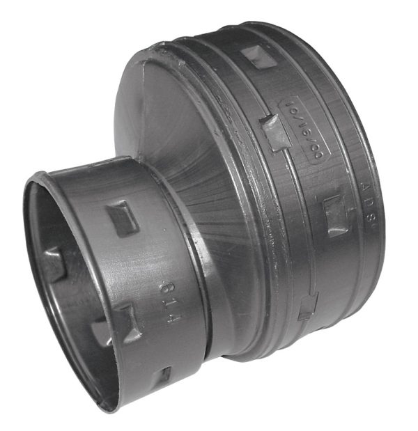 Advance Drainage Systems 6 in. Snap X 4 in. D Snap Polyethylene 5-1/2 in. Coupler
