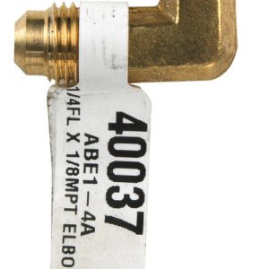 JMF Company 1/4 in. Flare X 1/8 in. D Male Brass Elbow