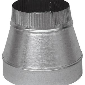 Imperial 6 in. D X 4 in. D Galvanized Steel Furnace Pipe Reducer