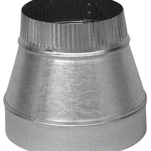 Imperial 8 in. D X 7 in. D Galvanized Steel Furnace Pipe Reducer