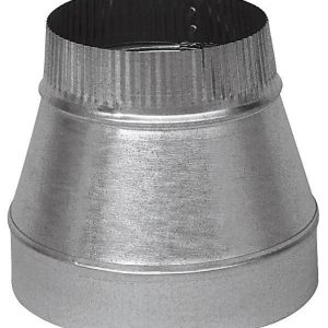 Imperial 10 in. D X 8 in. D Galvanized Steel Furnace Pipe Reducer