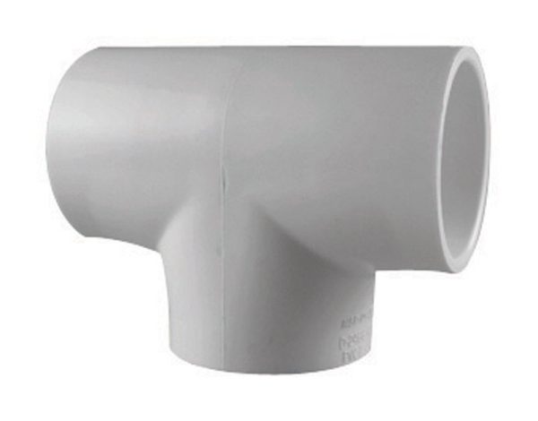 Charlotte Pipe Schedule 40 4 in. Slip X 4 in. D Slip PVC Tee