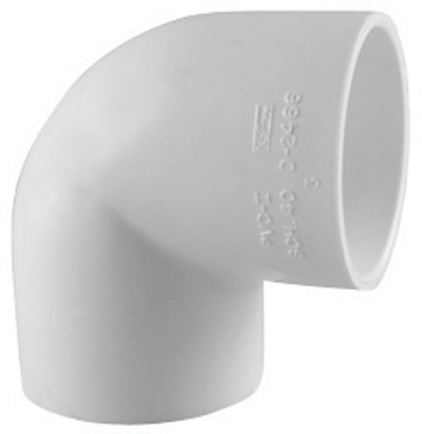 Charlotte Pipe Schedule 40 3 in. Slip X 3 in. D Slip PVC Elbow
