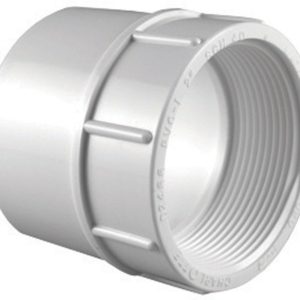 Charlotte Pipe Schedule 40 3 in. Slip X 3 in. D FPT PVC 3 in. Adapter