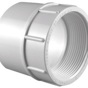 Charlotte Pipe Schedule 40 4 in. Slip X 4 in. D FPT PVC Adapter