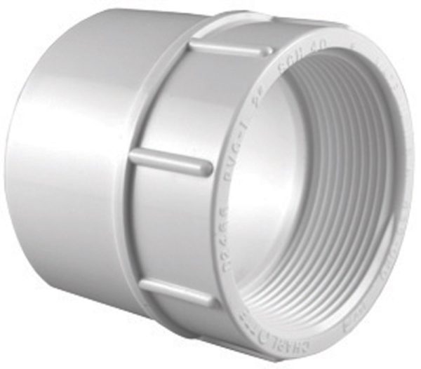 Charlotte Pipe Schedule 40 4 in. Slip X 4 in. D FPT PVC Adapter
