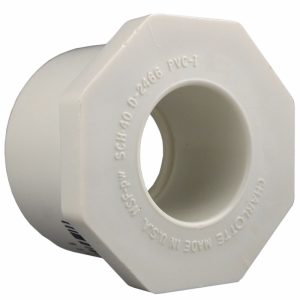 Charlotte Pipe Schedule 40 4 in. Spigot X 3 in. D Slip PVC Reducing Bushing