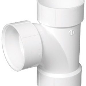 Charlotte Pipe Schedule 40 1-1/4 in. Hub X 1-1/4 in. D Hub PVC Sanitary Tee