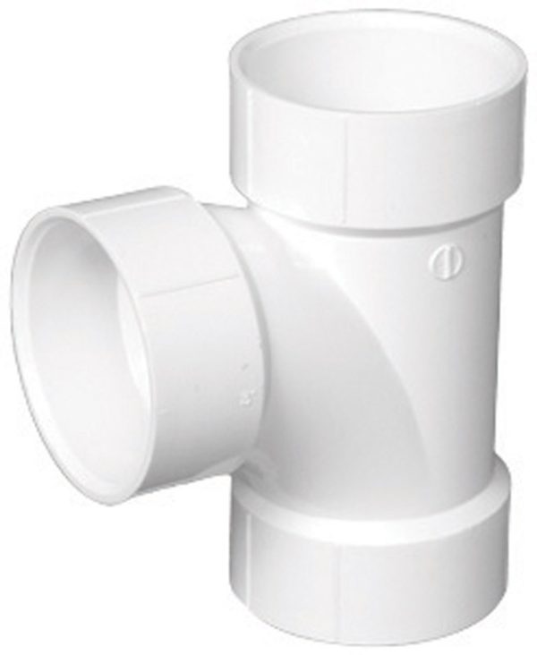Charlotte Pipe Schedule 40 1-1/4 in. Hub X 1-1/4 in. D Hub PVC Sanitary Tee