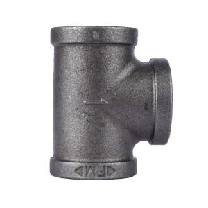 STZ Industries 1 in. FIP each X 1 in. D FIP Black Malleable Iron Tee