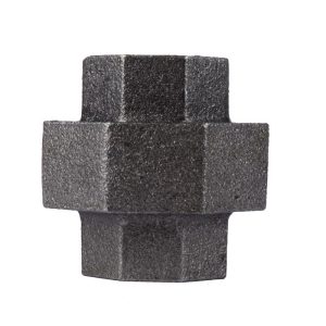 STZ Industries 1 in. FIP each X 1 in. D FIP Black Malleable Iron Union