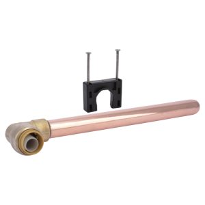 SharkBite Push to Connect 1/2 in. PTC Copper Pipe Stubout Elbow