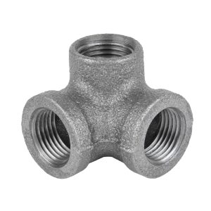 STZ Industries 1/2 in. FIP each X 1/2 in. D FIP Black Malleable Iron Side Out Elbow