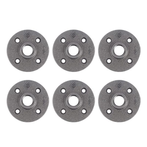 STZ Industries Pipe Decor Iron Flange 1/2 in.