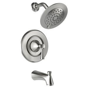 American Standard Chancellor 1-Handle Brushed Nickel Tub and Shower Faucet