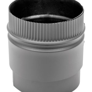 Selkirk Adjustable 6 in. D Stainless Steel Stove Pipe Adapter
