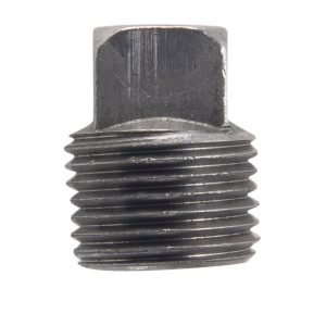 Billco Corporation 1/8 in. MPT Black Steel Square Head Plug