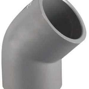 Charlotte Pipe Schedule 80 1/2 in. Slip X 1/2 in. D Slip PVC 45 Degree Elbow