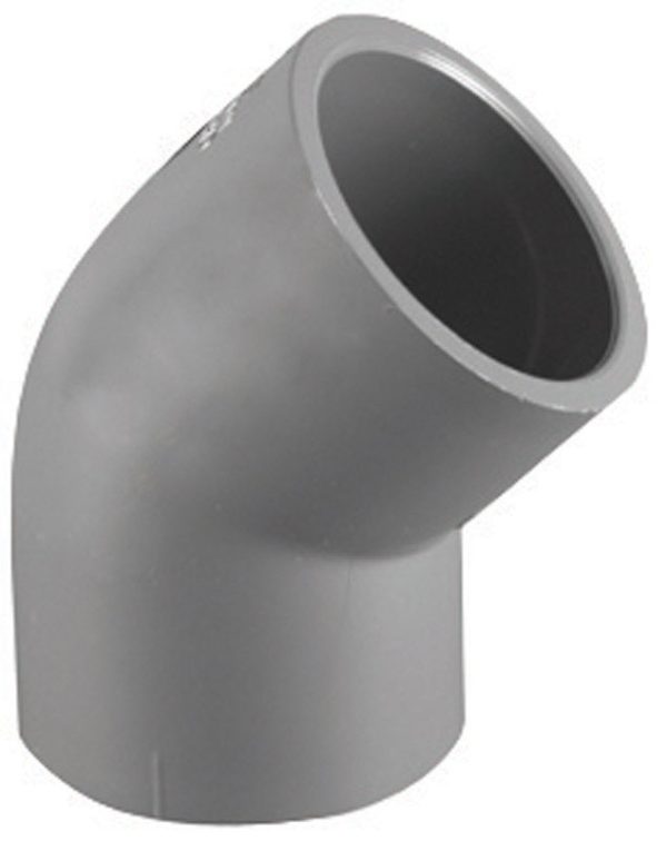 Charlotte Pipe Schedule 80 1/2 in. Slip X 1/2 in. D Slip PVC 45 Degree Elbow