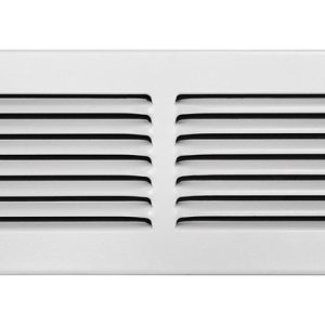 Tru Aire 4 in. H X 12 in. W 1-Way Powder Coat White Steel Return Air Grille