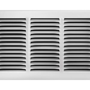 Tru Aire 8 in. H X 14 in. W 1-Way Powder Coat White Steel Return Air Grille