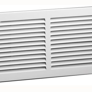 Tru Aire 8 in. H X 10 in. W 1-Way Powder Coat White Steel Return Air Grille
