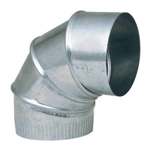 Imperial 4 in. D X 4 in. D Adjustable 90 deg Galvanized Steel Stove Pipe Elbow