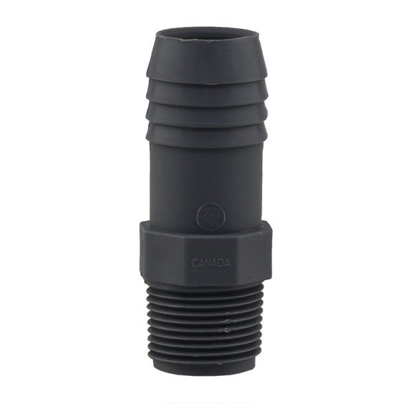 Boshart Industries 3/4 in. MPT in. X 1 in. D Insert Polypropylene Reducing Male Adapter