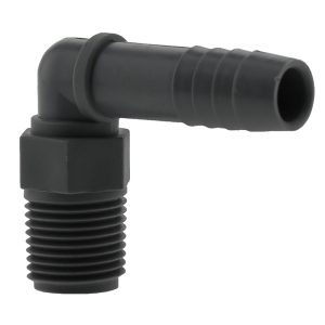 Boshart Industries 1/2 in. Insert in. X 1/2 in. D MPT Polypropylene 90 Degree Elbow