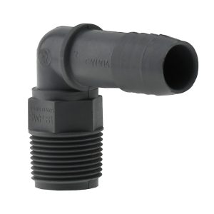 Boshart Industries 3/4 in. Insert in. X 3/4 in. D MPT Polypropylene 90 Degree Elbow
