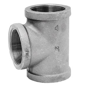Anvil 1/8 in. FPT X 1/8 in. D FPT Black Malleable Iron Reducing Tee