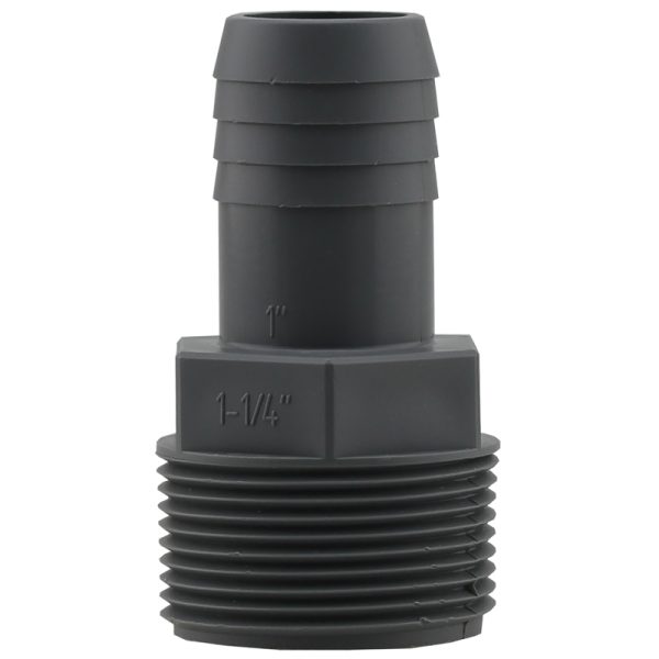 Boshart Industries 1 in. Insert in. X 1-1/4 in. D MPT Polypropylene Reducing Male Adapter