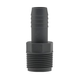 Boshart Industries 1 in. MPT in. X 3/4 in. D Insert Polypropylene Reducing Male Adapter