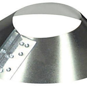 Imperial 8 in. D 26 Ga. Galvanized Steel Storm Collar
