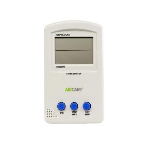 AIRCARE Hygrometer/Thermometer Plastic White