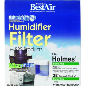 BestAir Humidifier Filter 1 pk For Fits for White-Westinghouse models BCM-1845, 1855