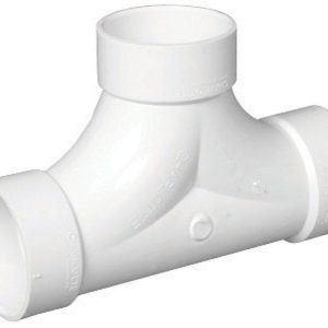 Charlotte Pipe 3 in. Hub X 3 in. D Hub PVC Cleanout Tee