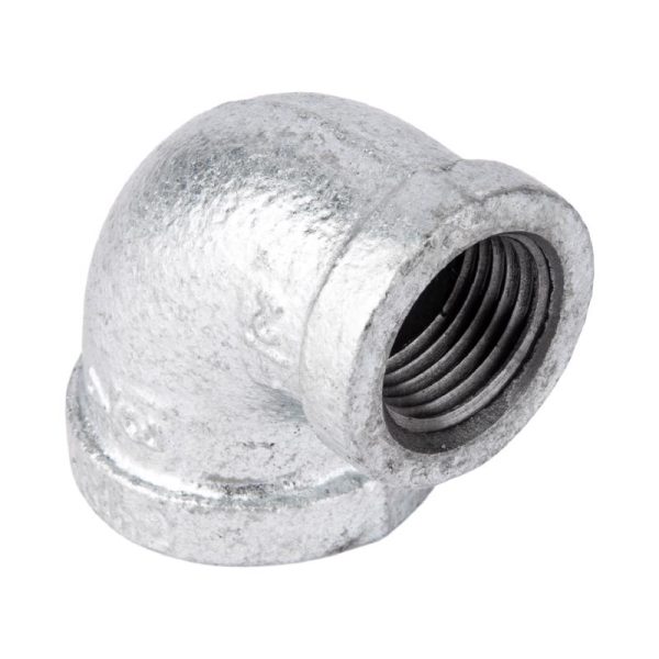 STZ Industries 3/4 in. FIP X 1/2 in. D FIP Galvanized Malleable Iron 90 degree Reducing Elbow
