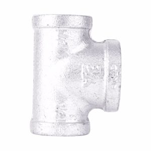 STZ Industries 1/2 in. FIP each X 1/2 in. D FIP Galvanized Malleable Iron Reducing Tee