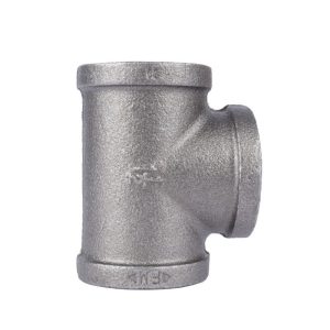 STZ Industries 1-1/2 in. FIP each X 1-1/2 in. D FIP Black Malleable Iron Tee