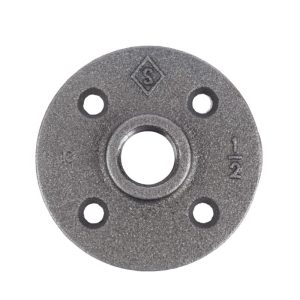 STZ Industries 1/2 in. FIP each Black Malleable Iron Floor Flange